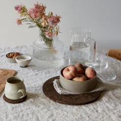 Cork pannenonderzetter smoked, Ø25 cm