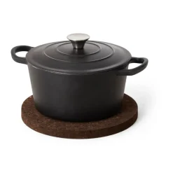 Cork pannenonderzetter smoked, Ø25 cm