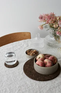 Cork pannenonderzetter smoked, Ø25 cm