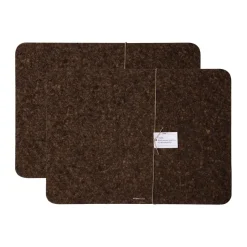Cork placemat 30x40 cm 2-pack, Smoked