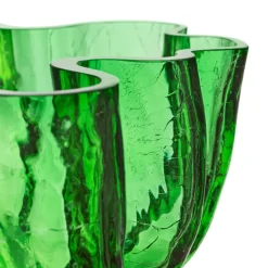 Crackle kom 10,5 cm, Groen