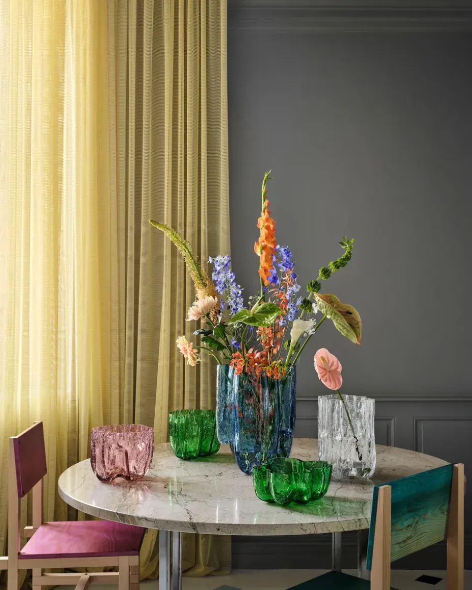 Crackle kom 10,5 cm, Groen