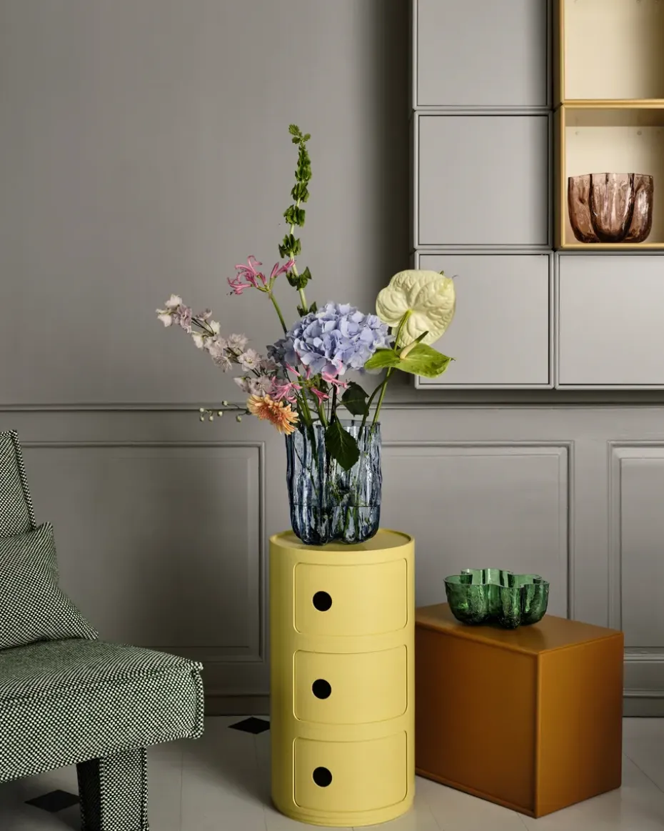 Crackle kom 10,5 cm, Groen