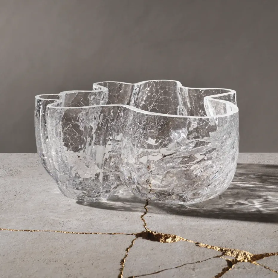 Crackle kom 10,5 cm, Helder