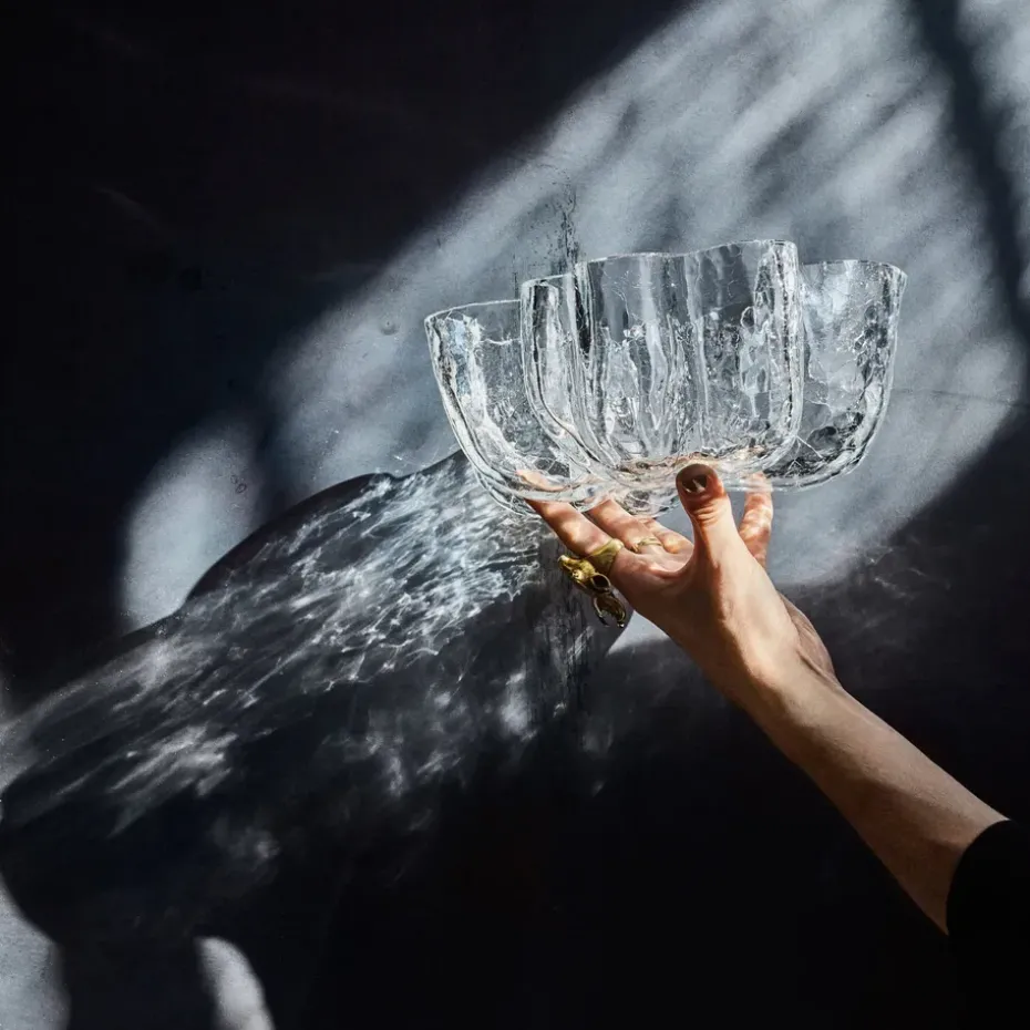 Crackle kom 10,5 cm, Helder