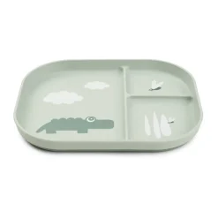 Croco foodie kinderbord 18x22 cm, Green