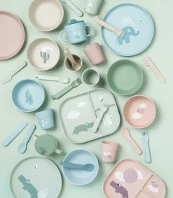 Croco foodie kinderbord 18x22 cm, Green