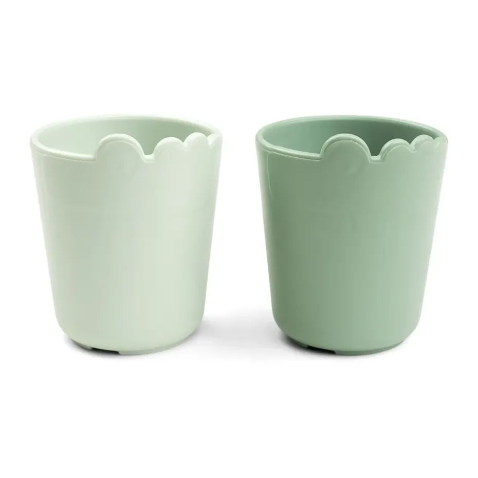 Croco kiddish minibeker 10 cl 2-pack, Green