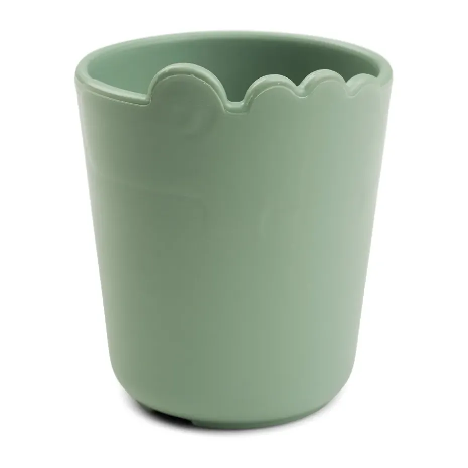 Croco kiddish minibeker 10 cl 2-pack, Green