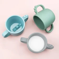 Croco peekaboo beker 17 cl, Blauw