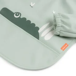 Croco slabbetje met mouw, Groen