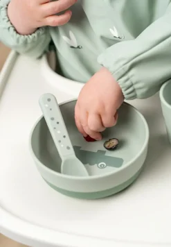 Croco slabbetje met mouw, Groen