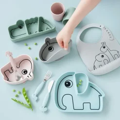 Croco Stick&Stay kinderbord 9x21 cm, Groen