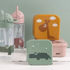 Croco-fles met rietje, Green