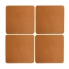 Cuba glasonderzetters 4-pack, Camel