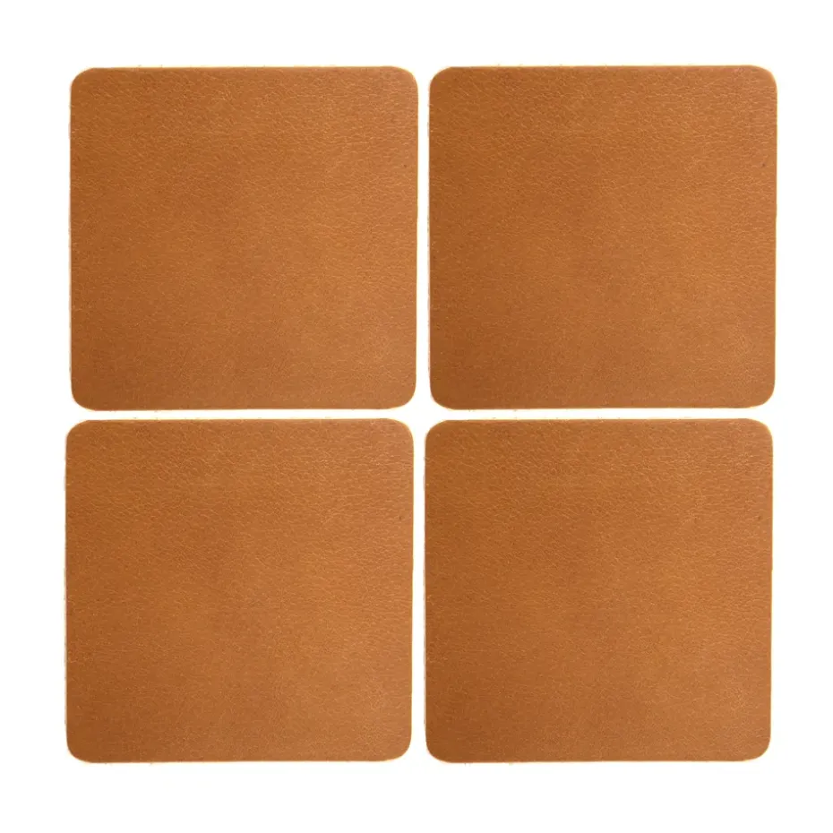 Cuba glasonderzetters 4-pack, Camel