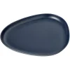 Curve Stoneware serveerschaal 30x35 cm, Navy blue