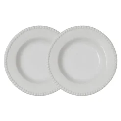 Daria diep bord Ø26 cm 2-pack, Cotton white shiny