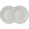 Daria dinerbord Ø28 cm 2-pack, Cotton white shiny