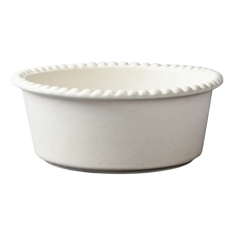 Daria kom Ø23 cm aardewerk, Cotton white