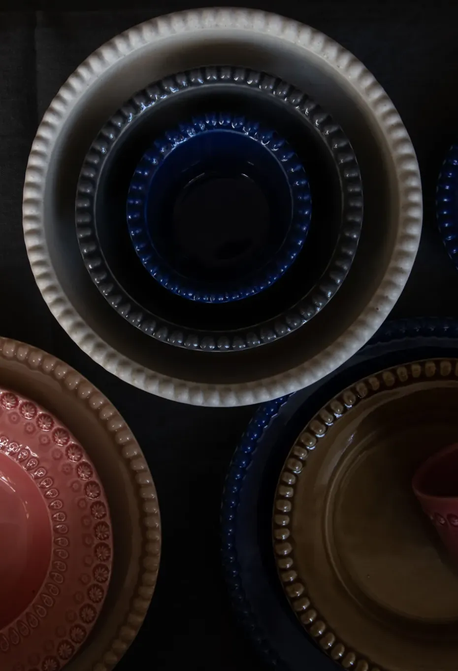 Daria kom Ø23 cm aardewerk, Cotton white