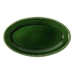 Daria serveerschotel 35 cm aardewerk, Moss