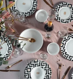 DECO schaal 1,5 liter, Wit-zwart