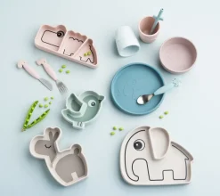 Deer Friends Easy-grip bestekset 3-delig, Powder