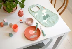 Deer Friends Easy-grip bestekset 3-delig, Green