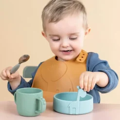 Deer Friends Easy-grip bestekset 3-delig, Grey