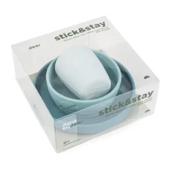 Deer Friends Stick&Stay kinderservies 3-delig, Blue