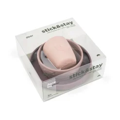 Deer Friends Stick&Stay kinderservies 3-delig, Powder