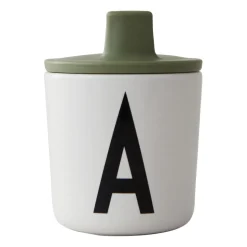 Design Letters drinktuit/deksel voor melamine beker, Forest green