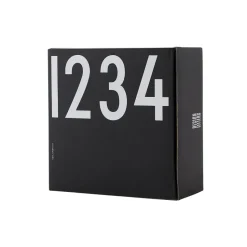 Design Letters espressokopjes 4-pack zwart, Black