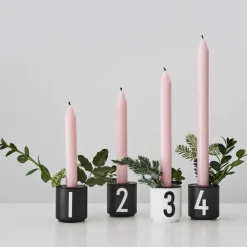 Design Letters espressokopjes 4-pack zwart, Black