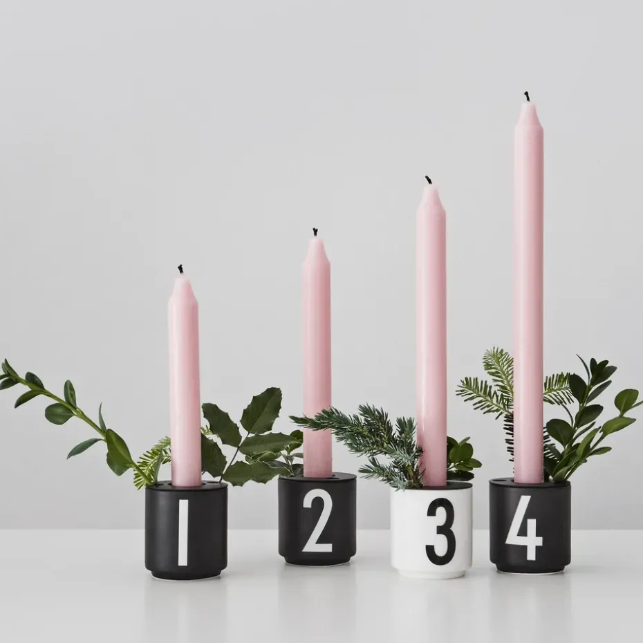 Design Letters espressokopjes 4-pack zwart, Black