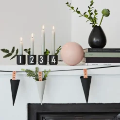 Design Letters espressokopjes 4-pack zwart, Black