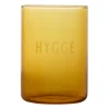 Design Letters favoriete glas 35 cl, Hygge-mustard