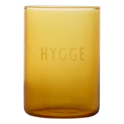 Design Letters favoriete glas 35 cl, Hygge-mustard