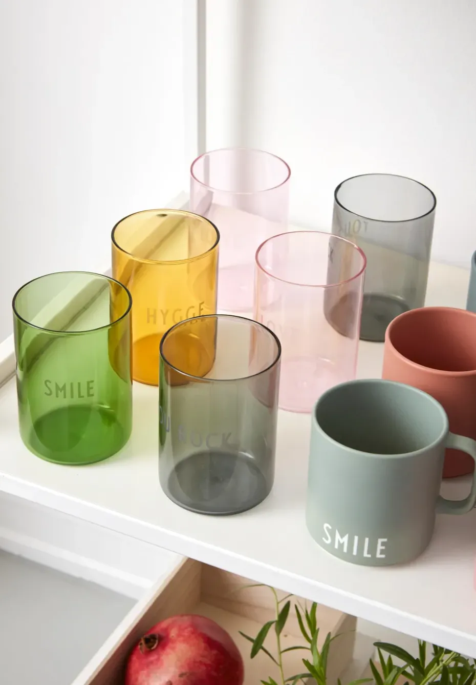 Design Letters favoriete glas 35 cl, Hygge-mustard