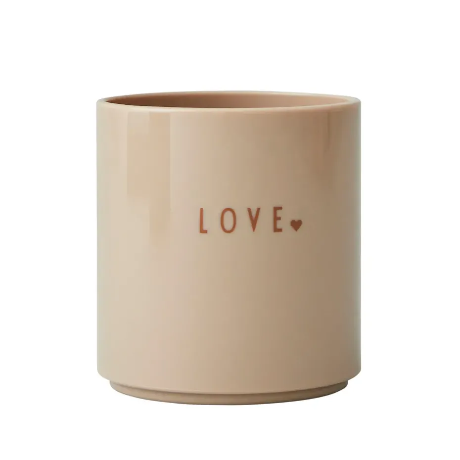 Design Letters favoriete mok mini, Love (beige)