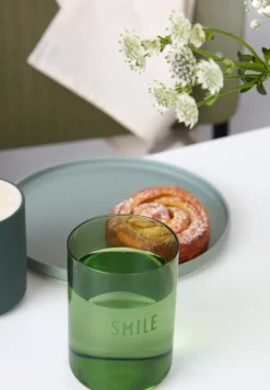 Design Letters favoriete glas 35 cl, Smile-green