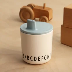 Design Letters Kids Basic Eco mok, White ABC