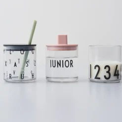 Design Letters Kids Personal Tritan glas, 123
