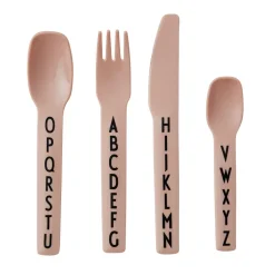 Design Letters kinderbestek melamine, Nude