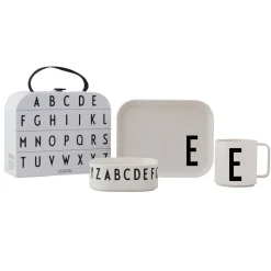 Design Letters kinderservies set, E