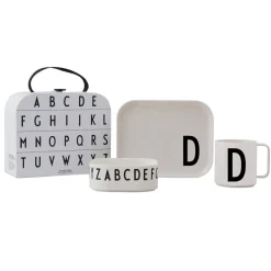 Design Letters kinderservies set, D