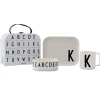 Design Letters kinderservies set, K