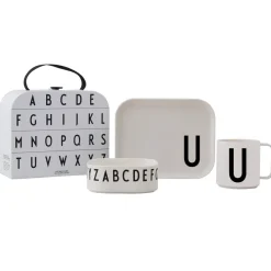 Design Letters kinderservies set, U