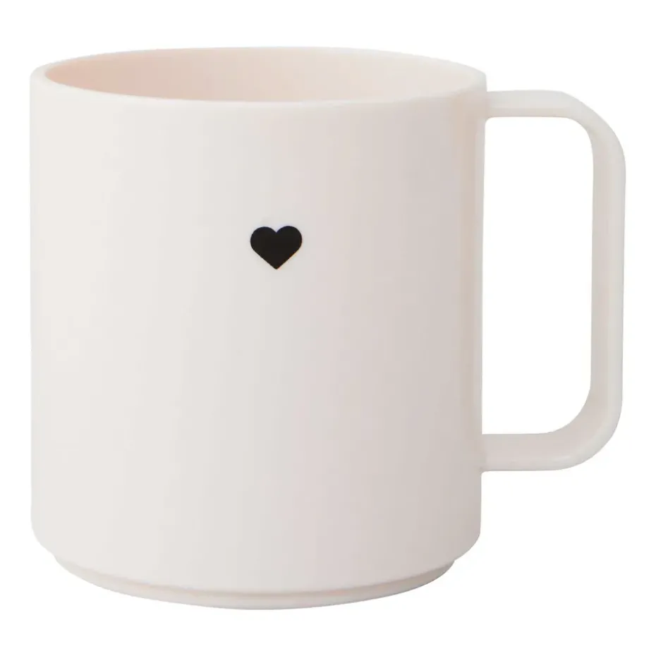 Design Letters Mini Love beker met oor, White